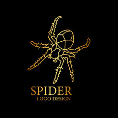 Spider Vector Logo Design