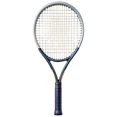 Tennis racket isolated on a white background 3d render