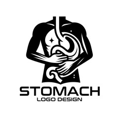 Stomach Vector Logo Design
