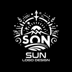 Sun Vector Logo Design