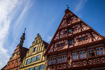 old house and town hall of the ancient city of dinkelsbühl germany