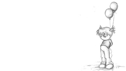 Hand drawn pencil art illustration ,art ,pencil art ,illustration