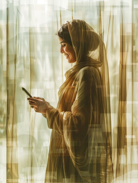 Eid joy through the digital window