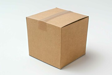 Cardboard Box, isolated on white