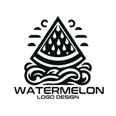 Watermelon Vector Logo Design