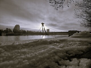 bridge over the river