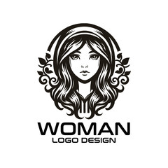 Woman Vector Logo Design