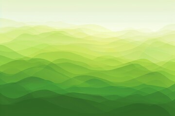 A green gradient background with soft edges, creating an atmosphere of tranquility and nature The gradient ranges from light greens to dark greens, giving the impression that it is a forest landscape - obrazy, fototapety, plakaty