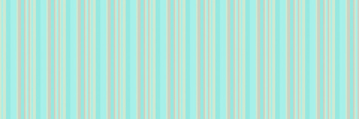 Daisy textile vertical fabric, picnic seamless lines background. Sensual texture stripe vector pattern in teal and moccasin colors.