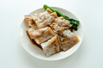 Chinese Steamed Rice Noodle Rolls