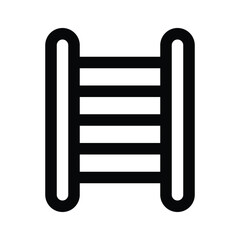 Beautifully designed trendy icon of ladder, construction ladder vector