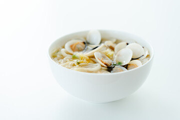 white clams and Pickled Mustard Greens cooked into soup