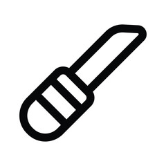 Blade icon in trendy style design. Vector of cutter knife