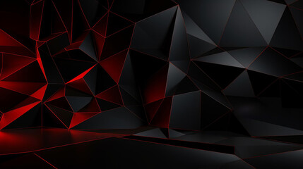 Vibrant and dynamic Black Friday backdrop, featuring abstract red patterns over a stark black background, tailored for stylish editorial content