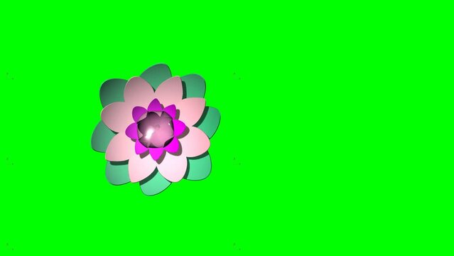 3D Daisy Background. Background for Text or Product Promotion. The video of this image is in my portfolio.