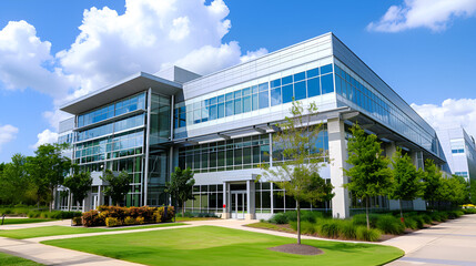modern office buildings,generative ai