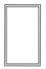 Black and white frame