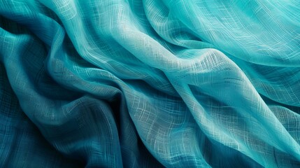 Obraz premium Blue silk background