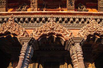 Temple carving, Patan Durbar Square