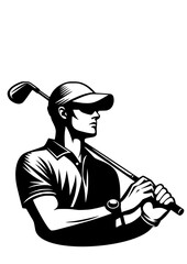 Golf player Svg, Golf svg, Golfer svg, Golf Shirt, Golf Clipart, Golf Png, Golf Cut File, Golf Silhouette, Golf Logo, Golf Laser