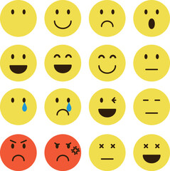 顔　アイコン　スマイルマーク