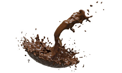 splash of chocolate