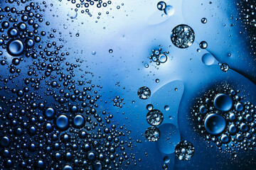 abstract blue liquid, fresh water background