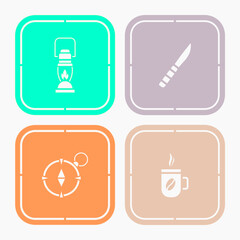 Outdoor and Camp pattern for decoration, background, poster, and cnc cutting