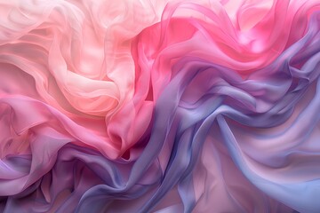 Obraz premium A close up of a pink and blue fabric