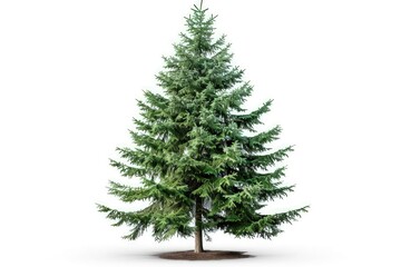 Pine tree or evergreen isolated on a white background