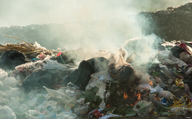 Pollution from garbage pits