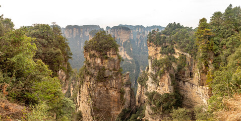 Zhangjiajie National Forest Park (or Avatar park). Wulingyuan, Hunan province, China