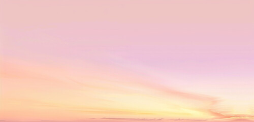 An expansive, gentle gradient from peach to soft lavender, creating a dreamy and serene faded background that suggests the quiet beauty of a dusk sky. 32k, full ultra hd, high resolution