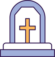 Obraz premium Holy cross Vector Icon which can easily modify or edit