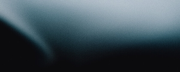White gray black blurred grainy gradient dark background, glowing light noisy texture banner header cover design