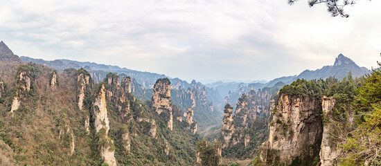 Zhangjiajie National Forest Park (or Avatar park). Wulingyuan, Hunan province, China