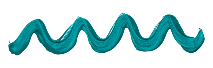 Shiny green brush watercolor painting isolated on transparent background. watercolor png