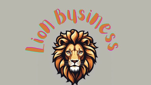Lion business creation design art