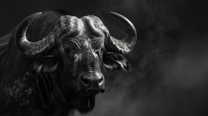 Buffalo bull wallpaper HD background