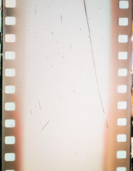 Obraz premium Background of retro film overly, image with scratch, dust and light leaks