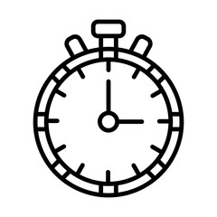 Chronometer line icon