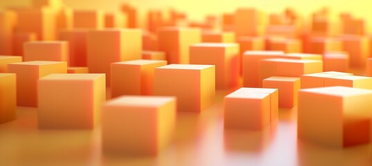 Obraz premium Vibrant Yellow Hexagons: Dynamic Patterns in an Ultrawide Canvas - A Captivating Banner Background for Modern Designs