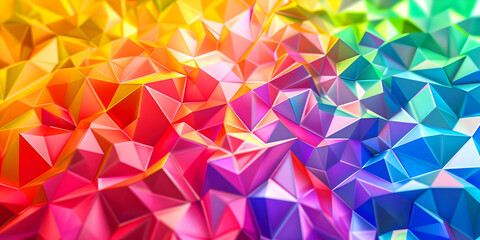 abstract background with triangles, ai generated	