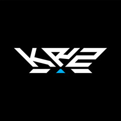 KRZ letter logo vector design, KRZ simple and modern logo. KRZ luxurious alphabet design