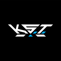 KST letter logo vector design, KST simple and modern logo. KST luxurious alphabet design
