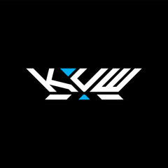 KUW letter logo vector design, KUW simple and modern logo. KUW luxurious alphabet design