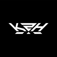 KZH letter logo vector design, KZH simple and modern logo. KZH luxurious alphabet design