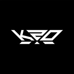 KZO letter logo vector design, KZO simple and modern logo. KZO luxurious alphabet design