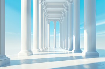 Obraz premium 3D modern simple space background
