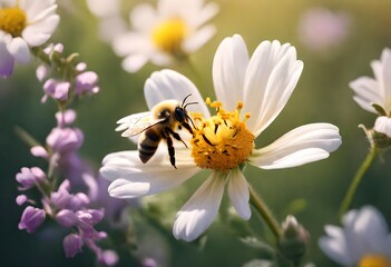 bee on a flower